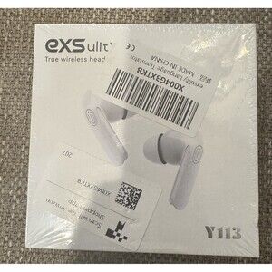New EXSulity White True Wireless Language Translation Earbuds Translator